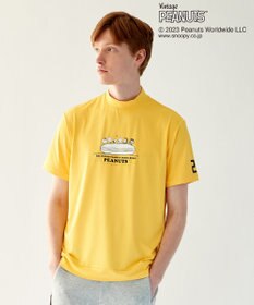 23区GOLF 【PEANUTS】【MEN】スヌーピーコラボ モックネックシャツ