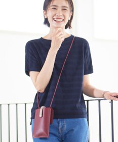 J.PRESS LADIES 【WEB限定カラーあり・セットアイテム】コインケース付き スマホ ポシェット