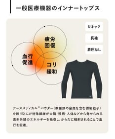 CW-X 【MEN】 CW-X 【一般医療機器】 リカバリーウェア 【＆RECOVERY】 疲労回復 コリ緩和 血行促進 運動前後 日常生活 インナートップス 長袖 メンズ RLO119 /ワコール