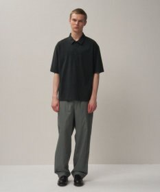 ATON AGING FRESCA PLATE | ルーズフィットポロシャツ - UNISEX