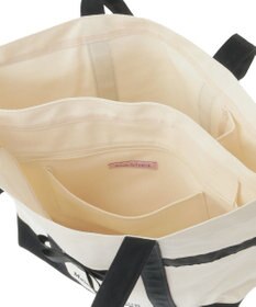 Maison de FLEUR マルチポケット帆布トートMバッグ