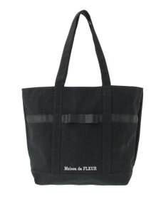 Maison de FLEUR マルチポケット帆布トートMバッグ