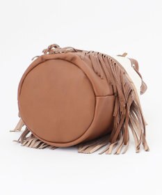 23区 MARCO MASI レザーキャンバスコンビ 巾着 バッグ