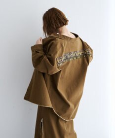 YECCA VECCA コインフリンジオーバージャケット