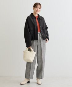 Green Parks プチケーブルクルーネックニットプルオーバー