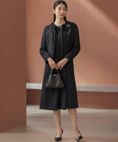 組曲 S 【KUMIKYOKU NAVY】ラメループモールツイード ジャケット