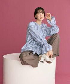 #Newans 【洗濯機可】フルギャザーブラウス