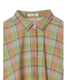 Green Parks チェック柄シャツチュニック