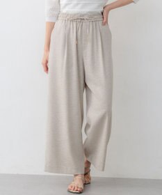 組曲 L 【先行予約】ライトリネンライクイージーワイド パンツ