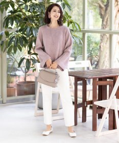 Tiaclasse 【洗える】リラックス感のあるラグランスリーブニット