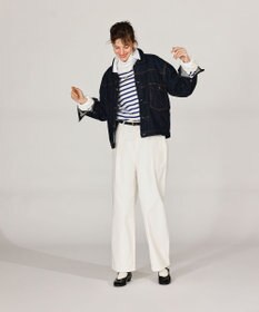 LENO ONE  FOWARD PLEATS CHINO TROUSERS ワンタックチノパンツ
