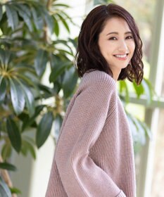 Tiaclasse 【洗える】リラックス感のあるラグランスリーブニット