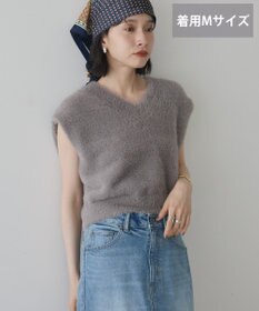 AMERICAN HOLIC 【選べる丈】シャギーニットベスト