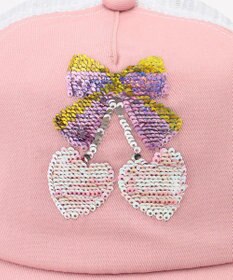 ANY KIDS スパンコール メッシュ キャップ