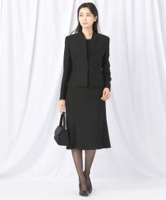 自由区 FORMAL 【前開きワンピース】ネルファータリンググログラン ジャケット+ワンピース