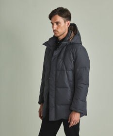 GOTAIRIKU 【仕事で着用可】MINOTECH メランジラミネート ダウンコート(23年モデル)