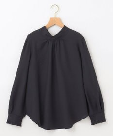 組曲 【セットアップ対応・前後着用可】ニュアンスシフォン ブラウス