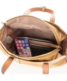 LA BAGAGERIE 【エコユース】ナイロン×型押しエナメル　2WAYミニトート