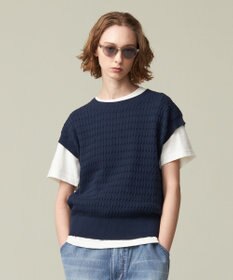 J.PRESS YORK STREET 【WOMEN】コットンケーブル ベスト