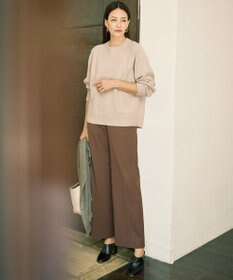 自由区 S 【カタログ掲載】ウールカシミヤブレンドスパンコールラグランスリーブ ニット