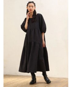 Green Parks ■ＥＳＣＡＲ　エンボスティアードワンピース