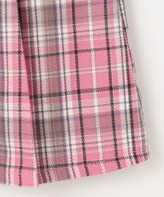 ANY KIDS ラメチェックプリーツスカパン