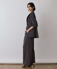 GRACE CONTINENTAL スラブストレッチタックパンツ