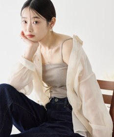 AMERICAN HOLIC カップ付き　ラメリブキャミソール