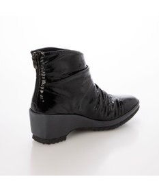 MODE ET JACOMO <D'ICI>ドレープデザインウェッジソールショートブーツ