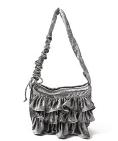 WEGO ベロアフリルギャザーショルダー