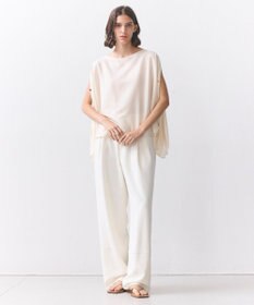 BEIGE， PERIDOT / 2WAYスリーブ ドレープブラウス