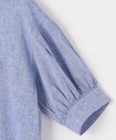 23区 S 【SLOW/洗える】リネンコットン シャツワンピース