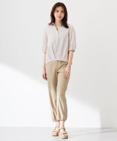 J.PRESS LADIES S 【洗える】アセテートレーヨンコットンチェック シャツカラー ブラウス