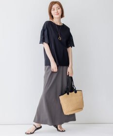 23区 【STORY7月号掲載】フィブリルツイル  ナロースカート