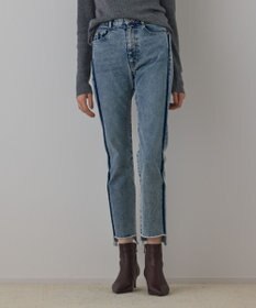 GRACE CONTINENTAL ラインスリムデニムパンツ