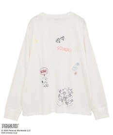 earth music&ecology 【綿100％】ＰＥＡＮＵＴＳ／ｅａｒｔｈ　マルチカラーアートロンＴ