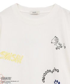 earth music&ecology 【綿100％】ＰＥＡＮＵＴＳ／ｅａｒｔｈ　マルチカラーアートロンＴ