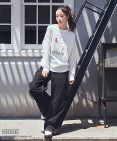 earth music&ecology 【綿100％】ＰＥＡＮＵＴＳ／ｅａｒｔｈ　マルチカラーアートロンＴ