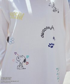 earth music&ecology 【綿100％】ＰＥＡＮＵＴＳ／ｅａｒｔｈ　マルチカラーアートロンＴ