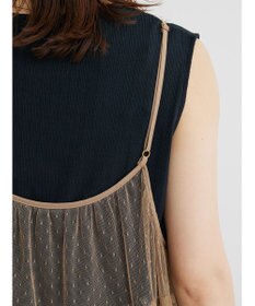 Green Parks ・ＥＬＥＮＣＡＲＥ　ＤＵＥ　２ｗａｙチュールキャミワンピ