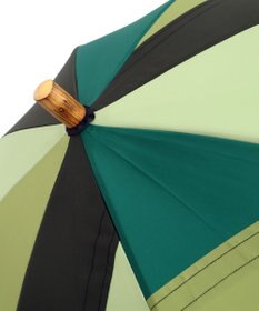 +RING 【限定/日本製】プラスリング 晴雨兼用傘（長ショート）GRN SR304