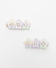 WEGO L2Pモチーフボタンヘアクリップ
