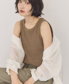 AMERICAN HOLIC 【２点セット】メッシュレイヤードタンクトップ