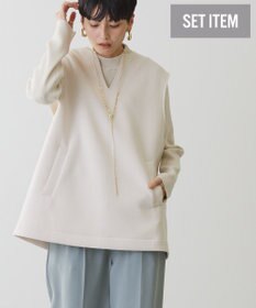 AMERICAN HOLIC ＳＥＴ　リブニットプルオーバー＋ポンチベスト