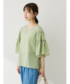 Green Parks ティアード袖ブラウス