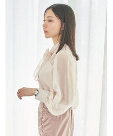 earth music&ecology シアードッキングブラウス