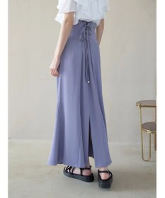 earth music&ecology バックレースサイドリブマーメイドスカート