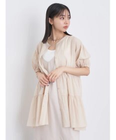 earth music&ecology 綿ローンティアードチュニック