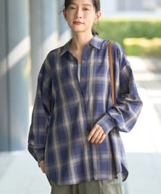 AMERICAN HOLIC イージーケアチェックシャツ【360°着こなしシャツ】