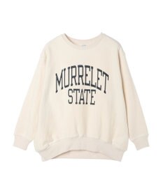 AMERICAN HOLIC ネップ裏毛ロゴスウェット